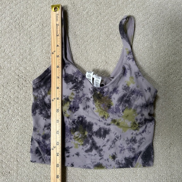 Lululemon | Align Tank Top Radial Tie Dye Mauve Grey Multi, Size 4 - Picture 4 of 6